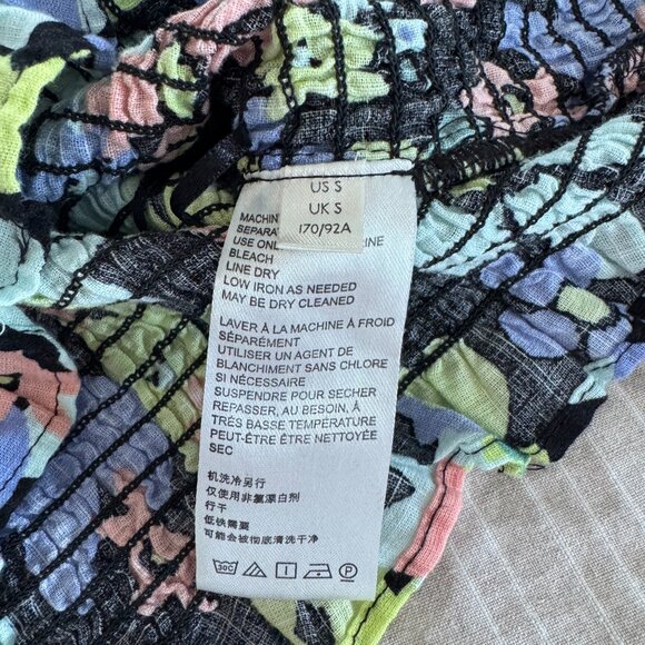 Free People Ariana Floral Puff-Sleeve Top - Picture 9 of 11